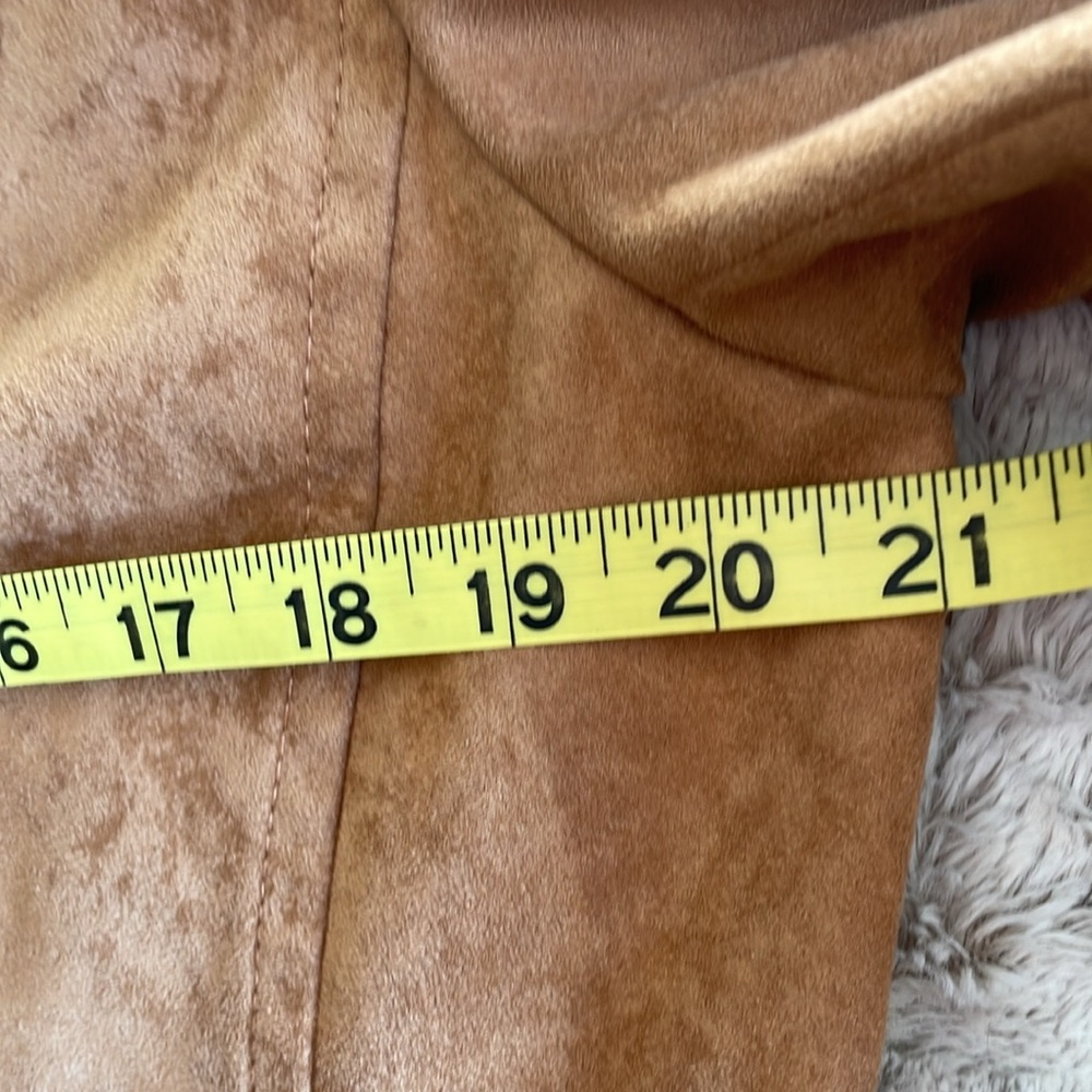 Liz Claiborne Tan Suede Blazer - Picture 13 of 13